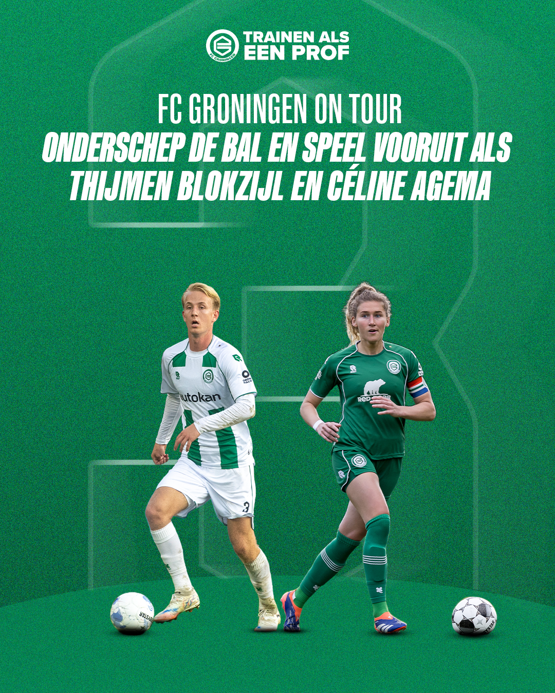 FC Groningen On Tour komt naar NEC Delfzijl